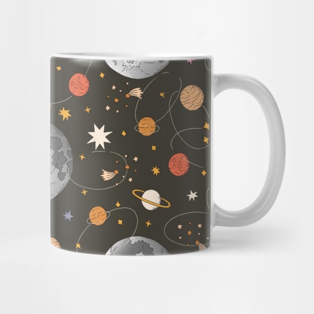 Outer Space Universe Astronomy Pattern by The WYLD Tribe